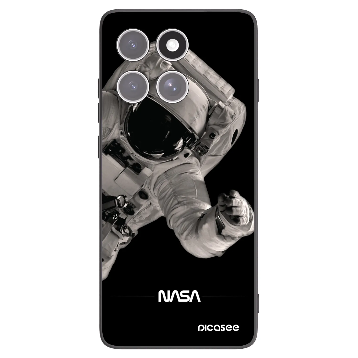 Silikónový čierny obal pre Motorola Edge 60 Fusion - Astronaut Big