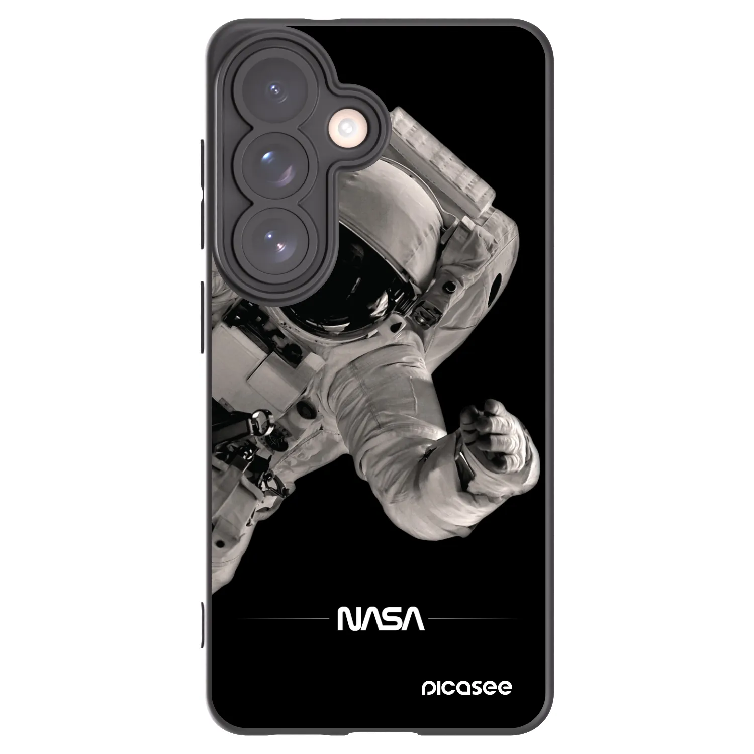Picasee silikónový čierny obal pre Samsung Galaxy S26 - Astronaut Big