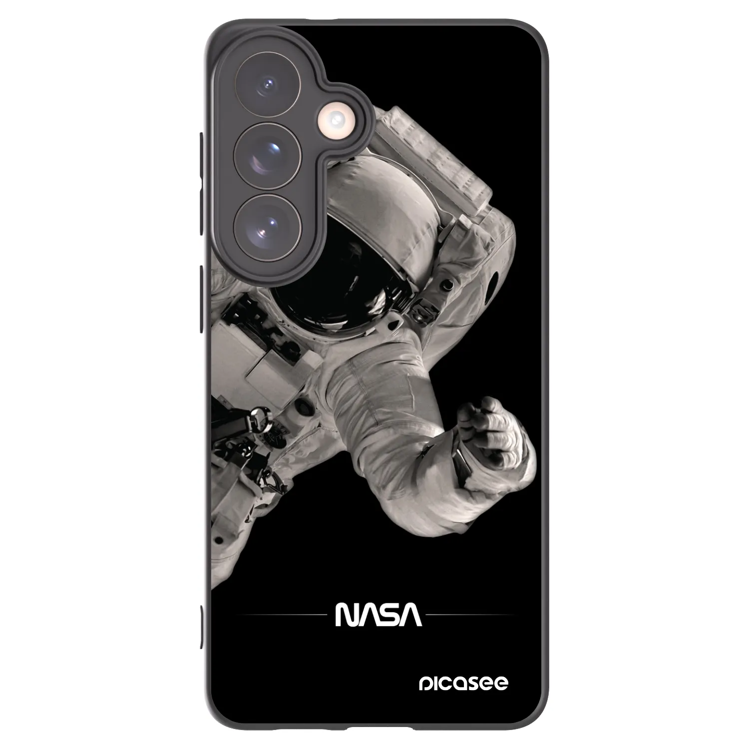 Picasee silikónový čierny obal pre Samsung Galaxy S26+ - Astronaut Big