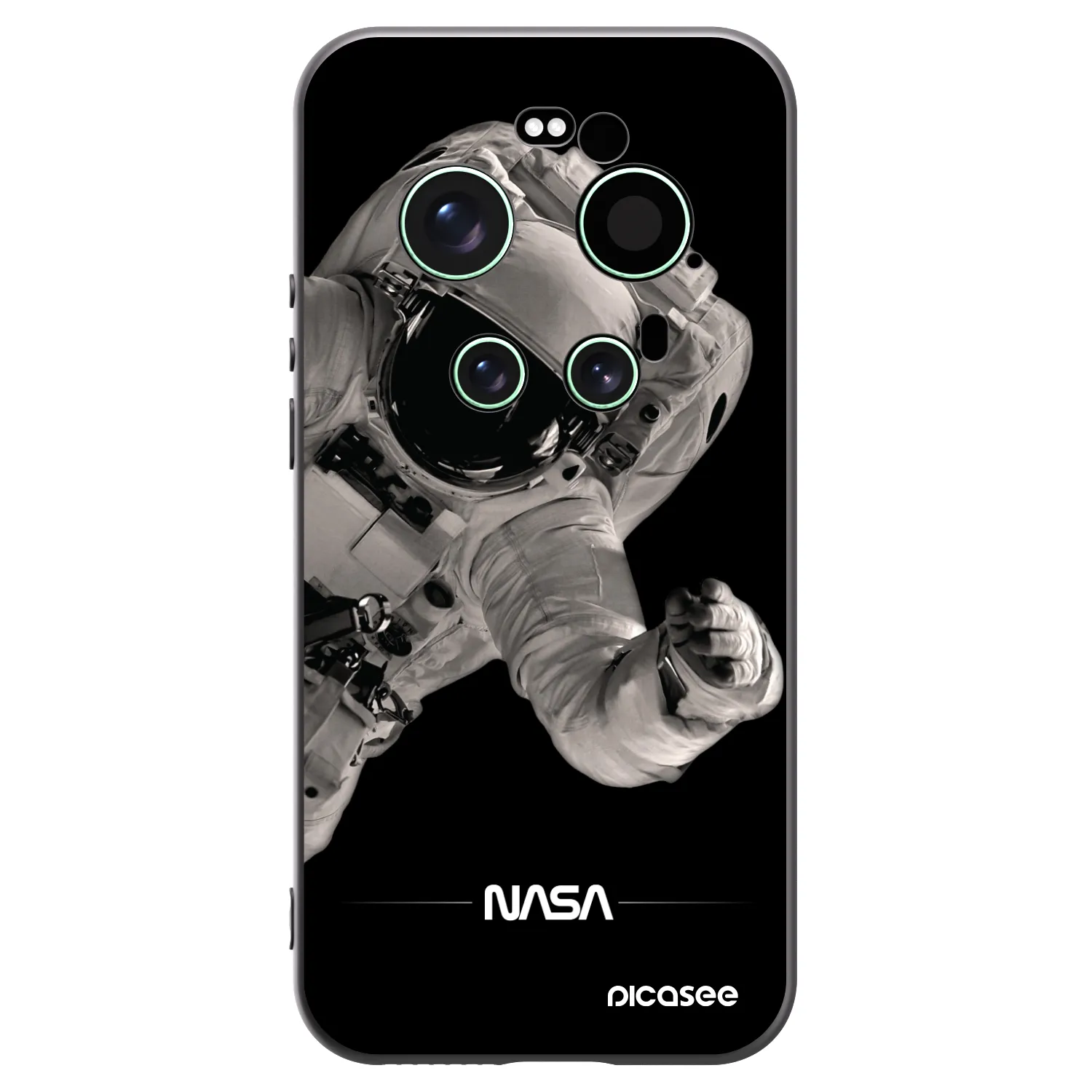 Picasee silikónový čierny obal pre Xiaomi 17 Ultra - Astronaut Big
