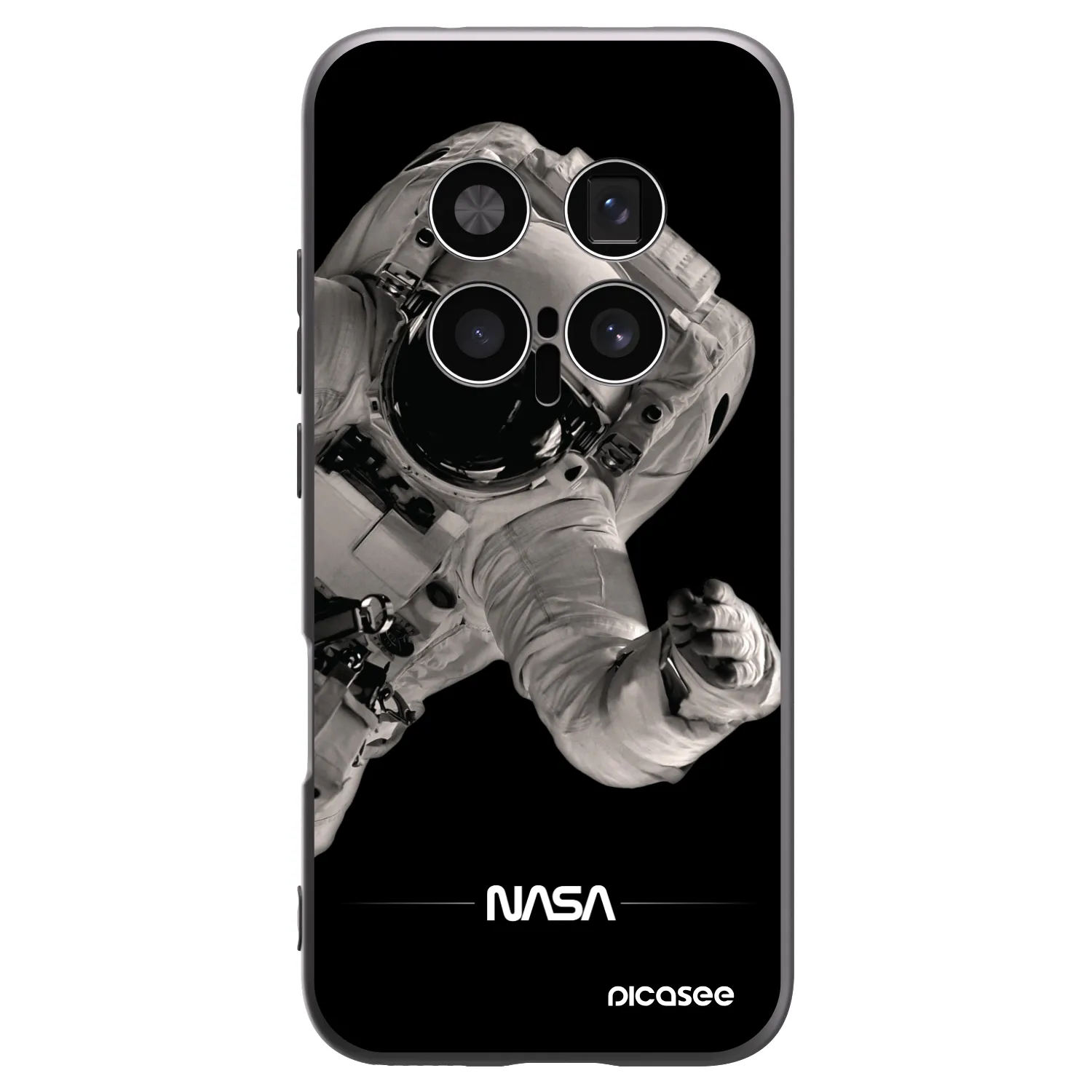 Picasee silikónový čierny obal pre Honor Magic8 Pro 5G - Astronaut Big