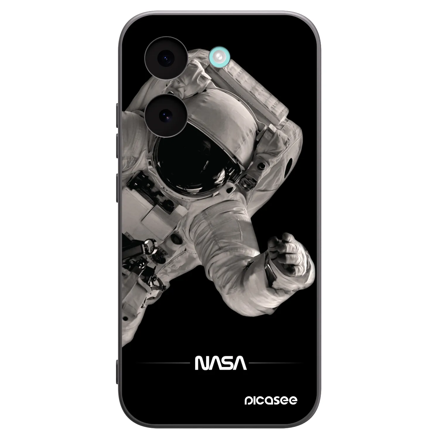 Picasee silikónový čierny obal pre Xiaomi Poco X8 Pro - Astronaut Big