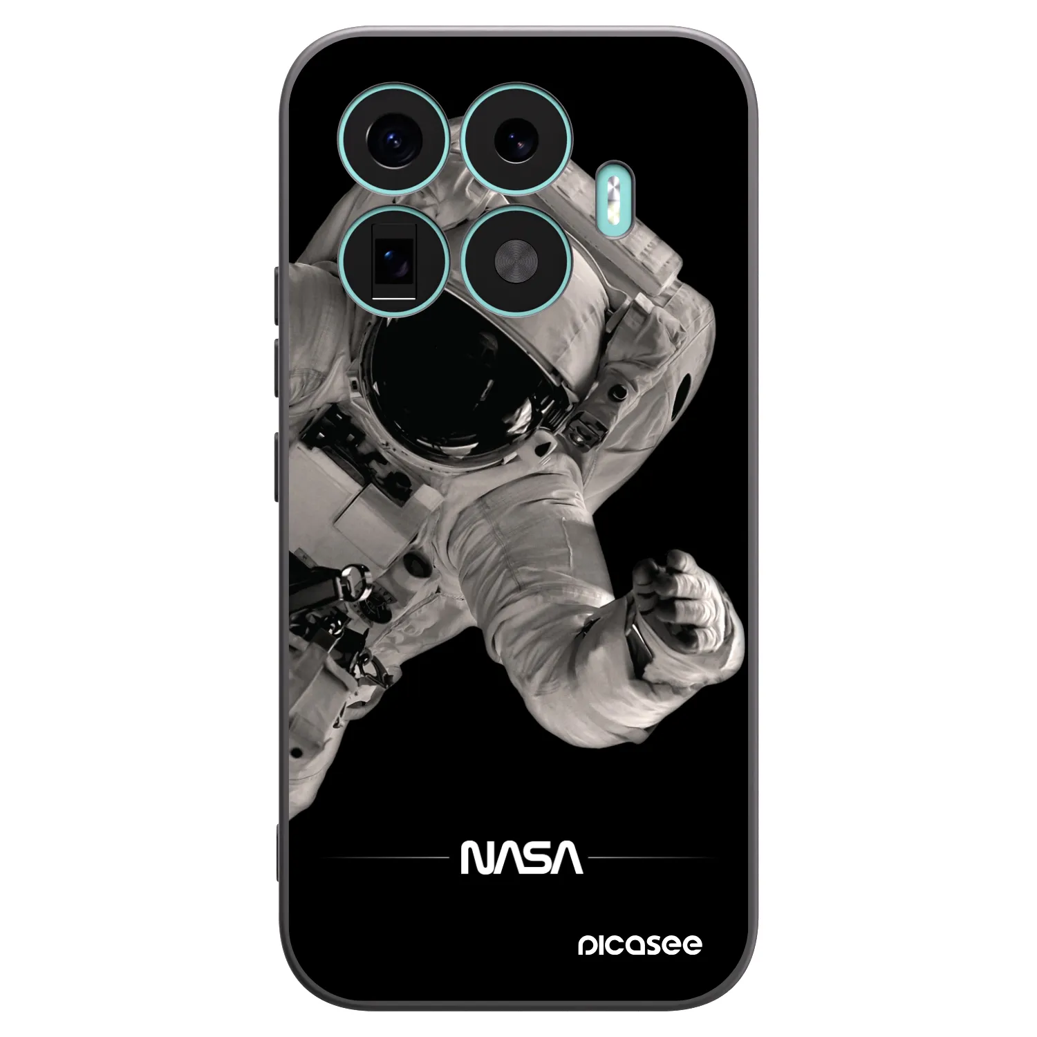 Picasee silikónový čierny obal pre Xiaomi 17T - Astronaut Big