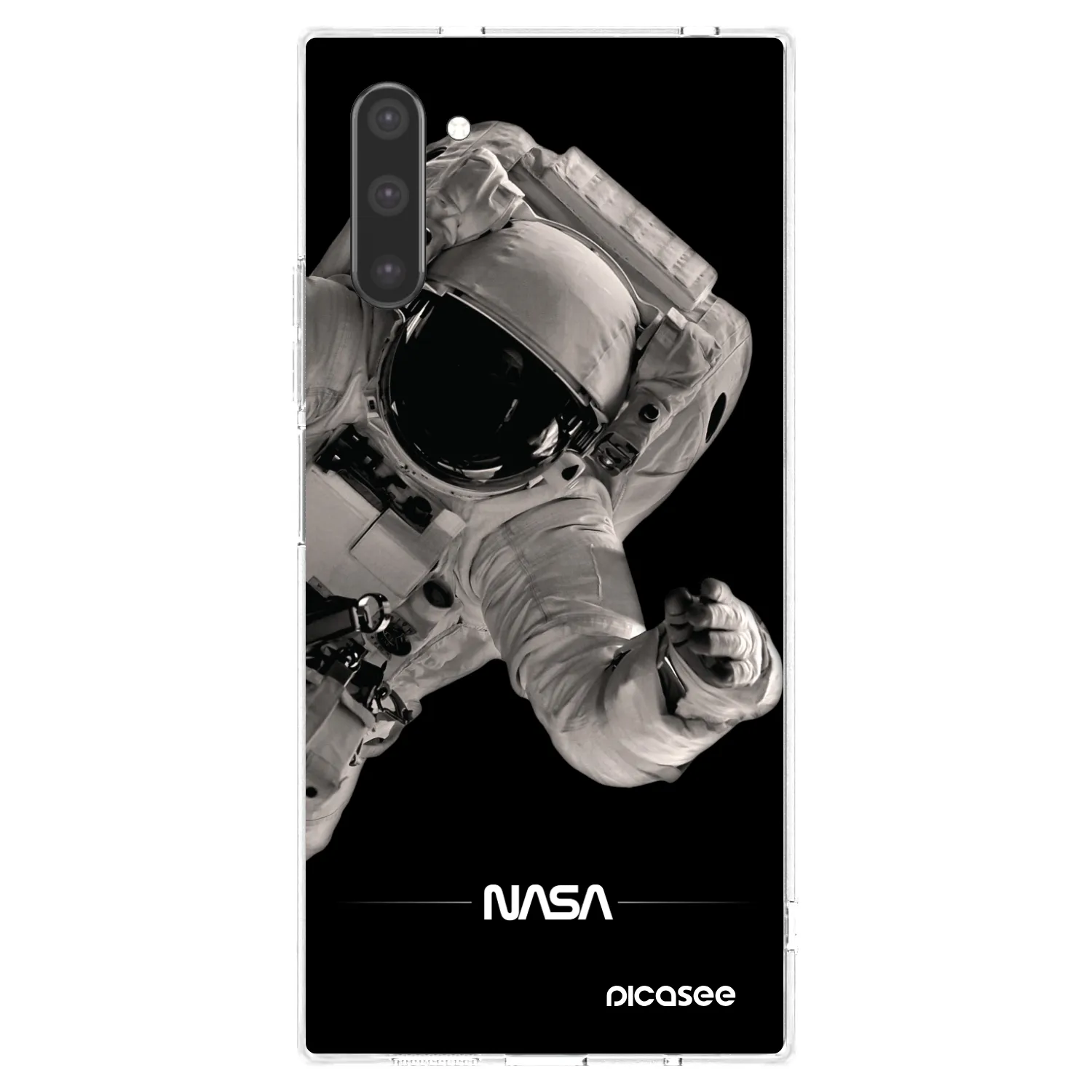Picasee silikónový prehľadný obal pre Samsung Galaxy Note 10 N970F - Astronaut Big