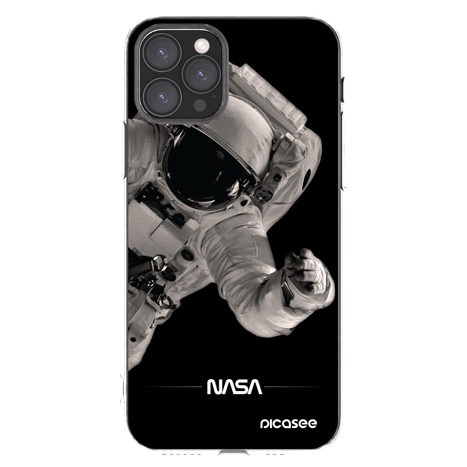 Picasee silikónový prehľadný obal pre Apple iPhone 11 Pro - Astronaut Big