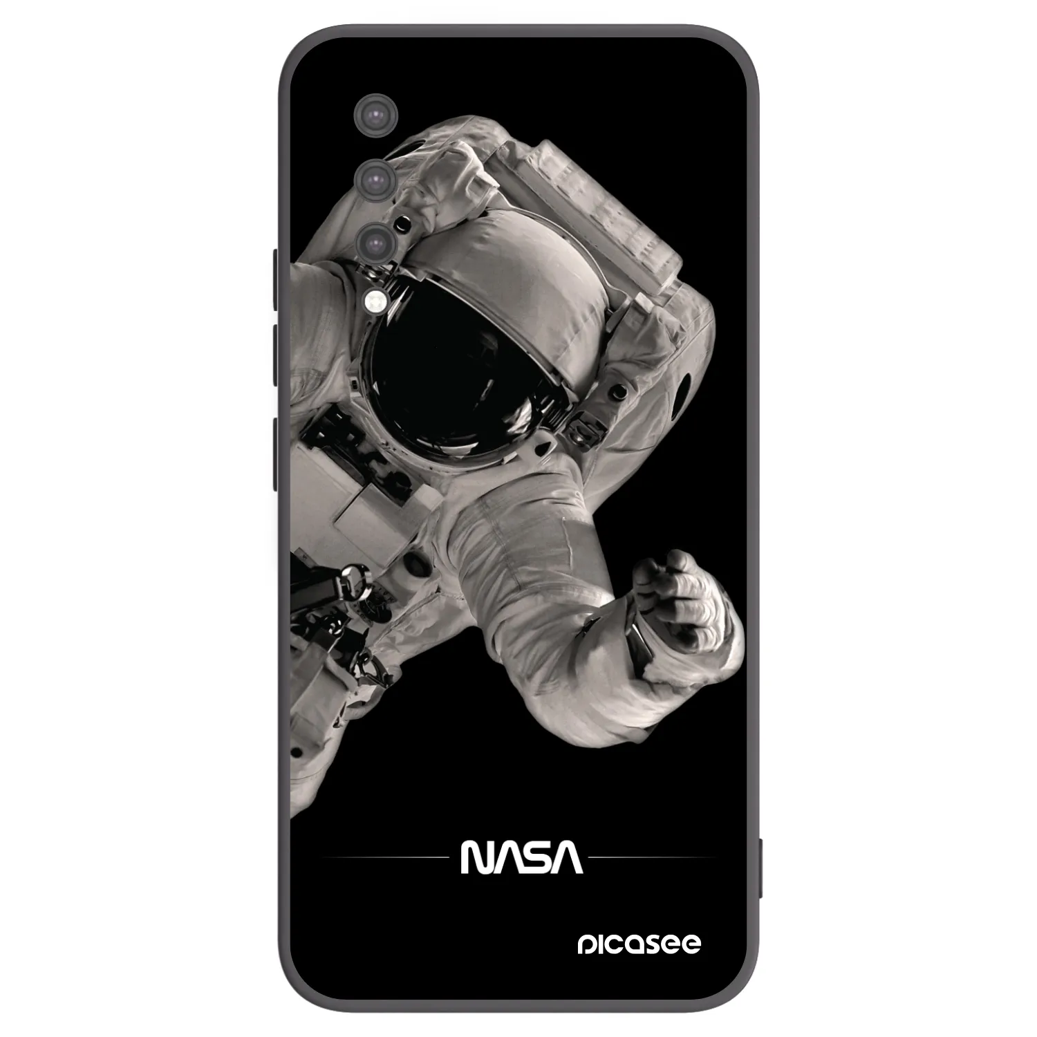 Picasee silikónový čierny obal pre Xiaomi Mi 9 Lite - Astronaut Big