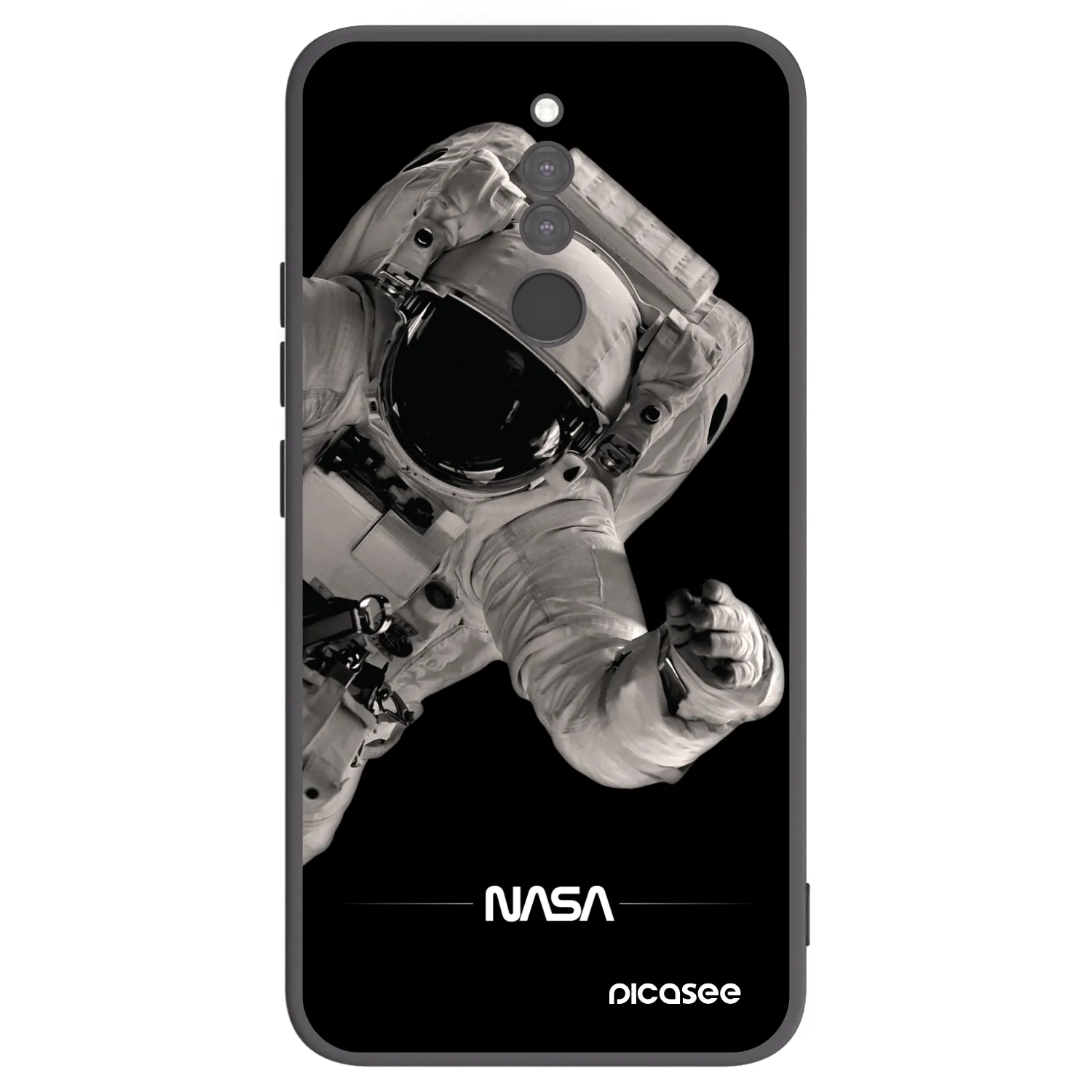 Picasee silikónový čierny obal pre Xiaomi Redmi 8 - Astronaut Big