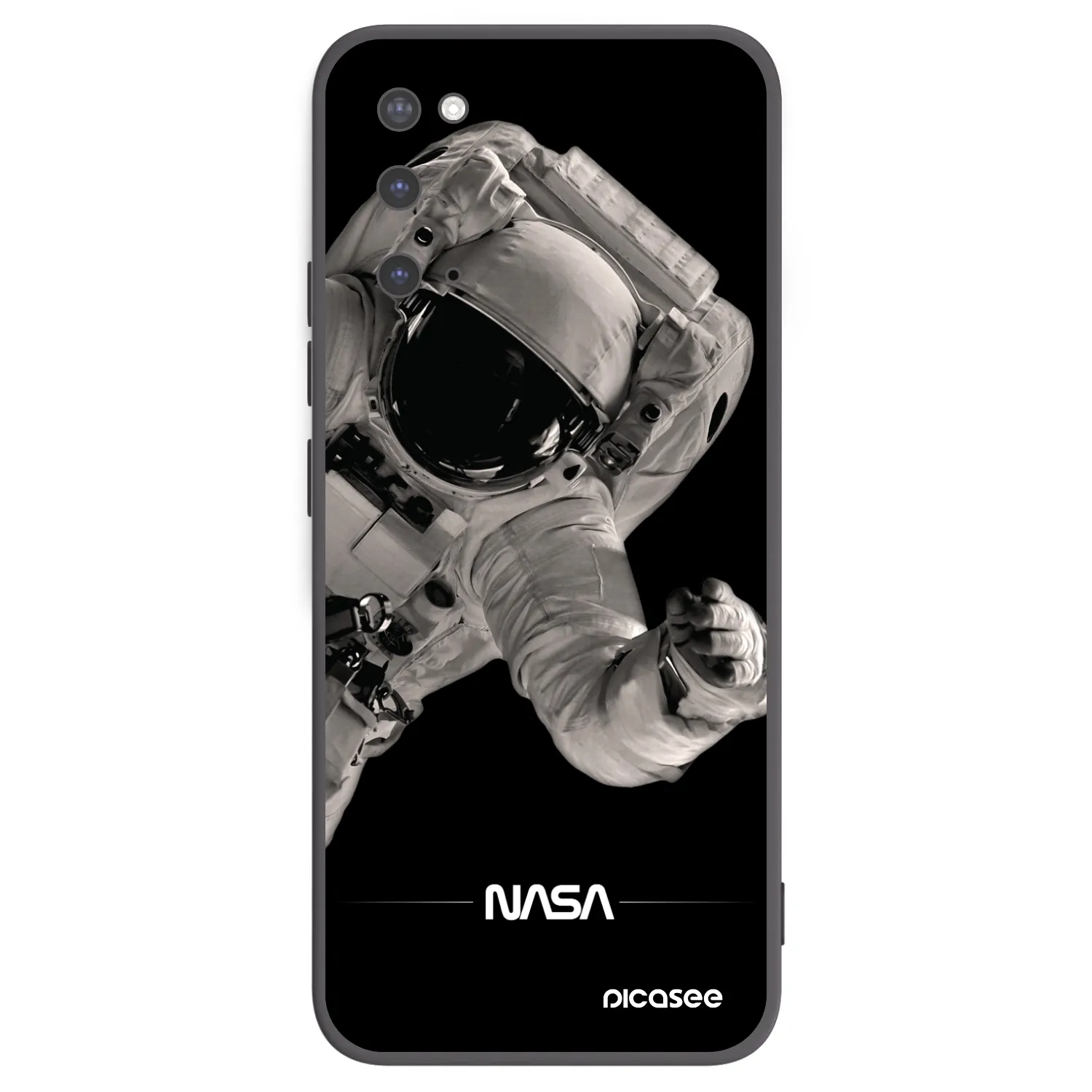 Picasee silikónový čierny obal pre Samsung Galaxy S20 G980F - Astronaut Big