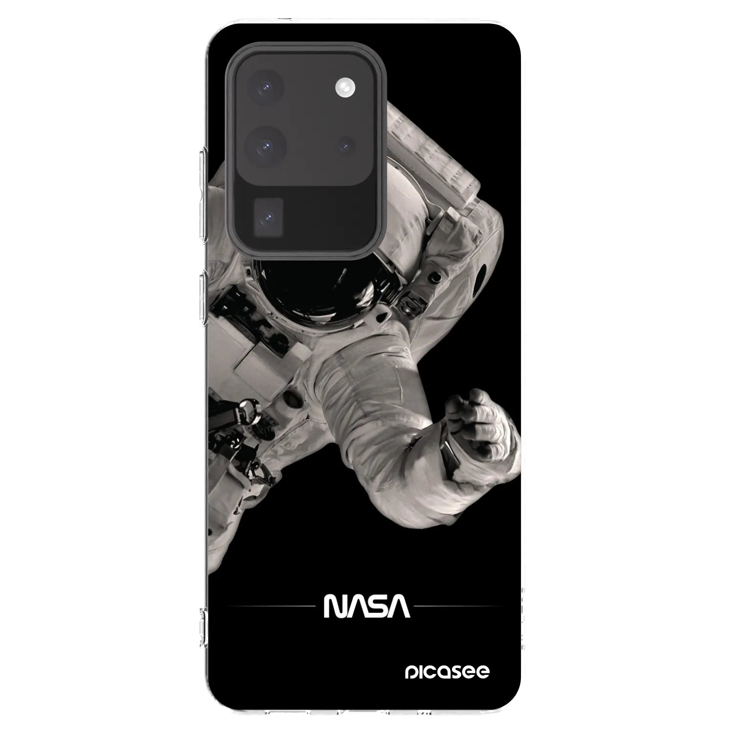 Picasee silikónový prehľadný obal pre Samsung Galaxy S20 Ultra 5G G988F - Astronaut Big