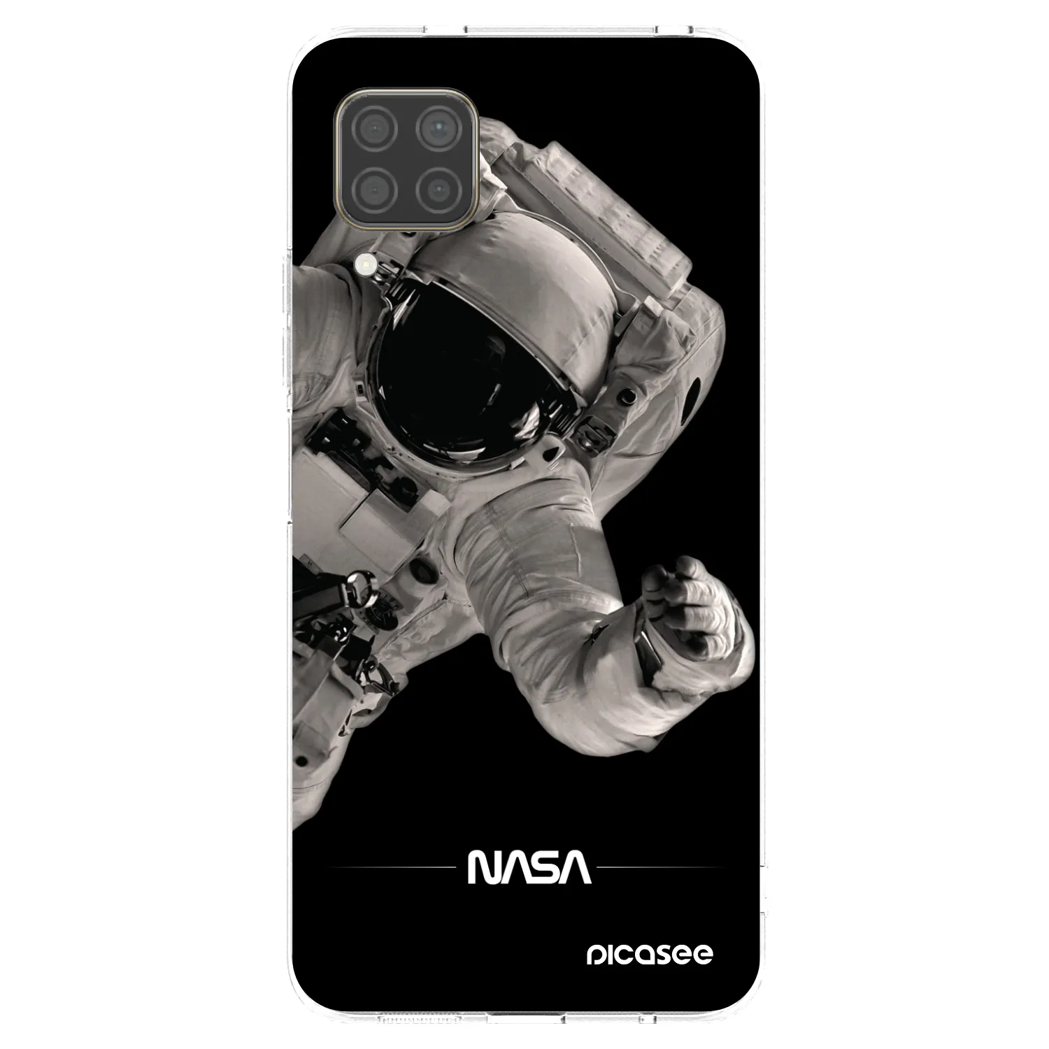 Picasee silikónový prehľadný obal pre Huawei P40 Lite - Astronaut Big