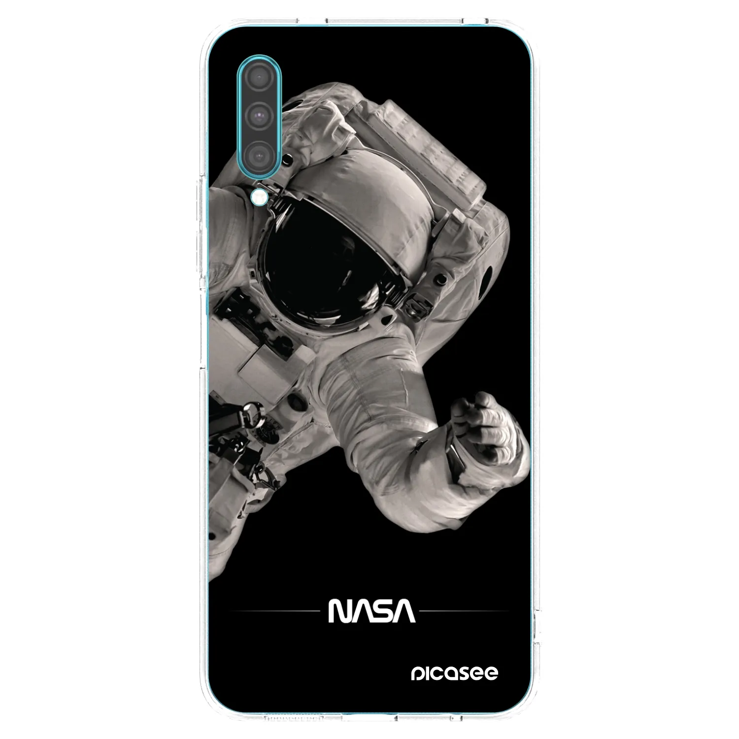 Picasee silikónový prehľadný obal pre Samsung Galaxy A30s A307F - Astronaut Big