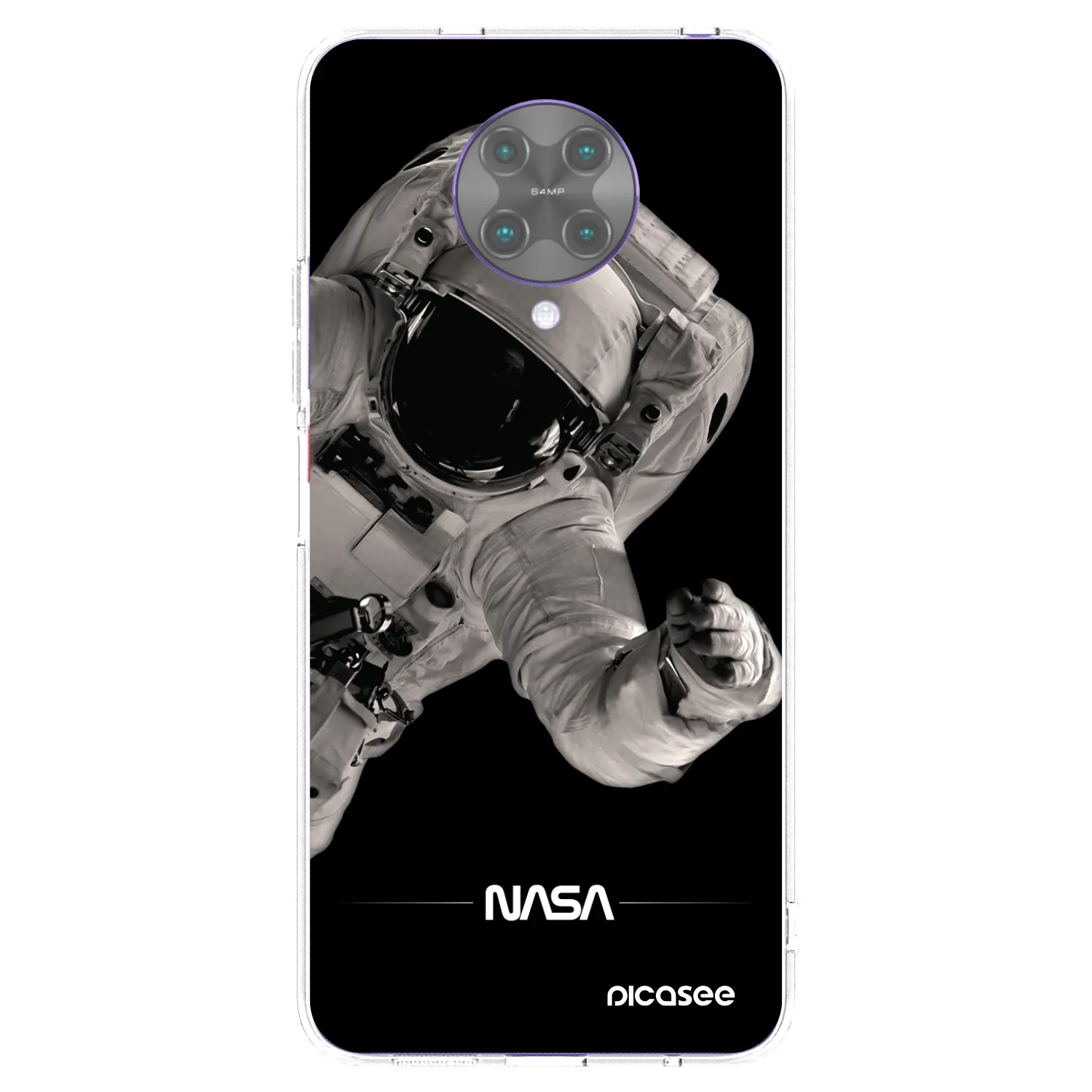 Silikónový prehľadný obal pre Xiaomi Poco F2 Pro - Astronaut Big