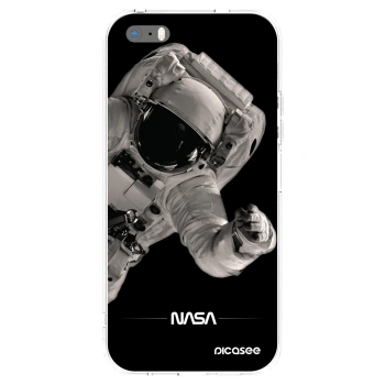 Picasee silikónový prehľadný obal pre Apple iPhone 5/5S/SE - Astronaut Big