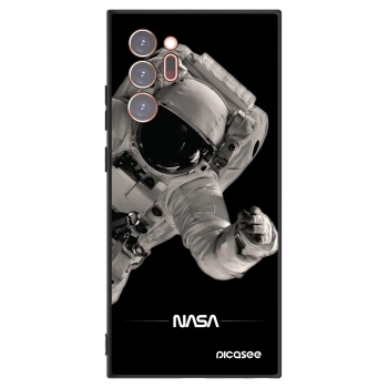 Picasee silikónový čierny obal pre Samsung Galaxy Note 20 Ultra - Astronaut Big