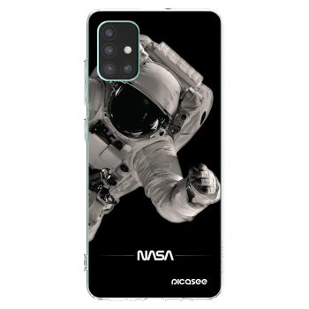 Picasee silikónový prehľadný obal pre Samsung Galaxy M51 M515F - Astronaut Big