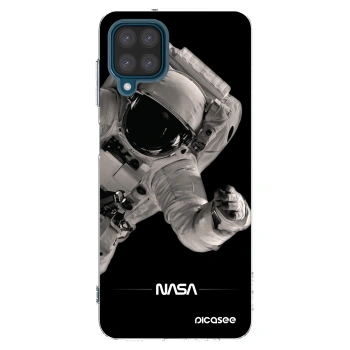 Picasee silikónový prehľadný obal pre Samsung Galaxy A12 A125F - Astronaut Big