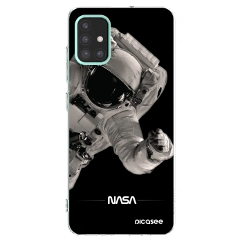 Picasee silikónový prehľadný obal pre Samsung Galaxy M31s - Astronaut Big
