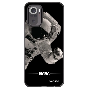 Picasee silikónový čierny obal pre Xiaomi Redmi Note 10 - Astronaut Big