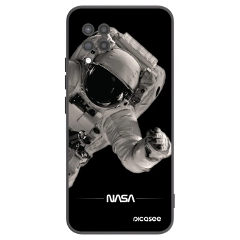 Picasee silikónový čierny obal pre Samsung Galaxy A42 A426B - Astronaut Big