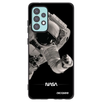 Picasee silikónový čierny obal pre Samsung Galaxy A72 A725F - Astronaut Big
