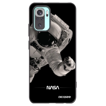 Picasee silikónový čierny obal pre Xiaomi Redmi Note 10 Pro - Astronaut Big