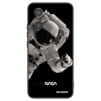 Picasee silikónový čierny obal pre Xiaomi Poco F3 - Astronaut Big