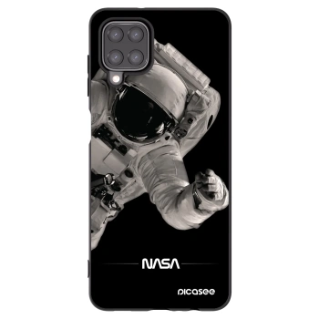 Picasee silikónový čierny obal pre Samsung Galaxy M12 M127F - Astronaut Big