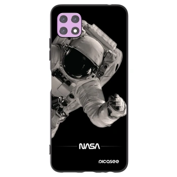 Picasee silikónový čierny obal pre Samsung Galaxy A22 A226B 5G - Astronaut Big