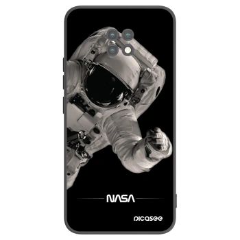 Picasee silikónový čierny obal pre Xiaomi Redmi Note 9T - Astronaut Big