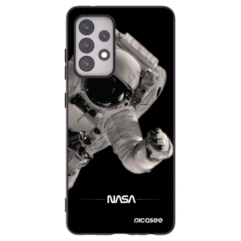 Picasee silikónový čierny obal pre Samsung Galaxy A52s 5G A528B - Astronaut Big