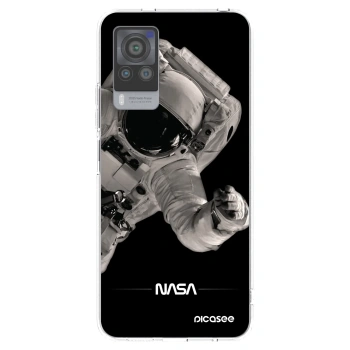Picasee silikónový prehľadný obal pre Vivo X60 Pro 5G - Astronaut Big