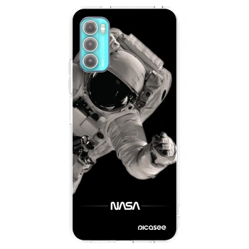 Picasee silikónový prehľadný obal pre Motorola Moto G60 - Astronaut Big