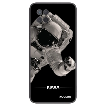 Picasee silikónový čierny obal pre Realme 8 5G - Astronaut Big