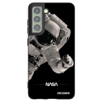 Picasee silikónový čierny obal pre Samsung Galaxy S21 FE 5G - Astronaut Big