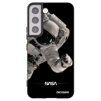 Picasee silikónový čierny obal pre Samsung Galaxy S22 5G - Astronaut Big