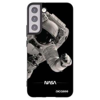 Picasee silikónový čierny obal pre Samsung Galaxy S22+ 5G - Astronaut Big