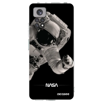 Picasee silikónový prehľadný obal pre Xiaomi Redmi Note 11S 4G - Astronaut Big