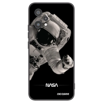 Picasee silikónový čierny obal pre Realme 9 Pro 5G - Astronaut Big