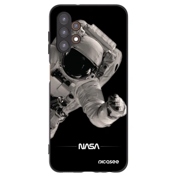 Picasee silikónový čierny obal pre Samsung Galaxy A13 4G A135 - Astronaut Big