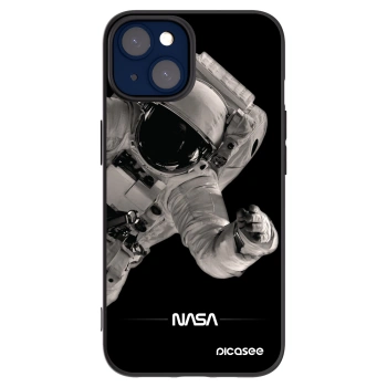 Picasee silikónový čierny obal pre Apple iPhone 14 - Astronaut Big