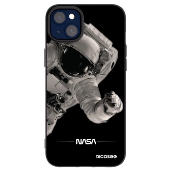 Picasee silikónový čierny obal pre Apple iPhone 14 Plus - Astronaut Big
