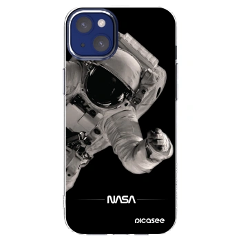 Picasee silikónový prehľadný obal pre Apple iPhone 14 Plus - Astronaut Big