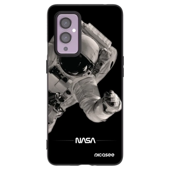 Picasee silikónový čierny obal pre OnePlus 9 - Astronaut Big