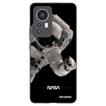 Picasee silikónový čierny obal pre Xiaomi 12T - Astronaut Big
