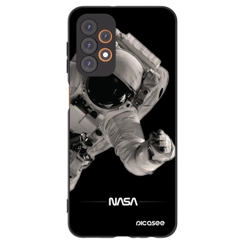 Picasee silikónový čierny obal pre Samsung Galaxy A23 A235F 4G - Astronaut Big