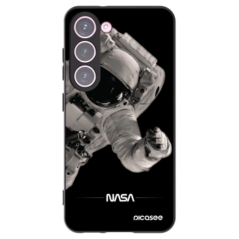 Picasee silikónový čierny obal pre Samsung Galaxy S23 5G - Astronaut Big