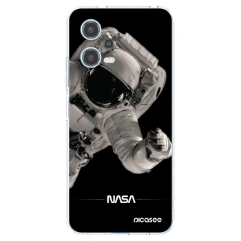 Picasee silikónový prehľadný obal pre Xiaomi Redmi Note 12 5G - Astronaut Big