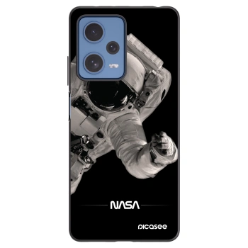 Picasee silikónový čierny obal pre Xiaomi Redmi Note 12 Pro 5G - Astronaut Big