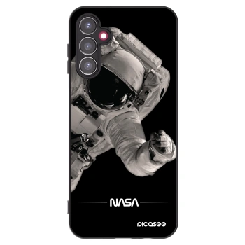 Picasee silikónový čierny obal pre Samsung Galaxy A14 5G A146P - Astronaut Big