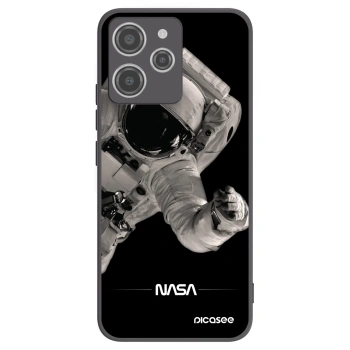 Picasee silikónový čierny obal pre Xiaomi Redmi 12 4G - Astronaut Big